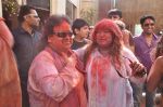 Dolly Bindra, Bappi Lahiri at Bappi Lahiri_s Holi Celebration at home on 27th March 2013 (23).JPG